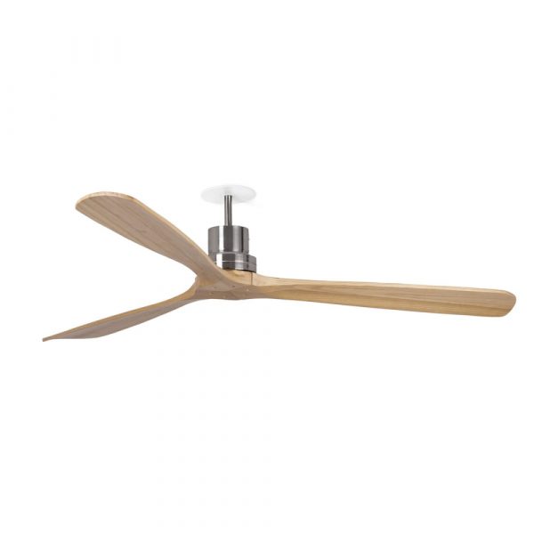 FARO LANTAU L EMPOTRADO VENTILADOR NÍQUEL-PINO