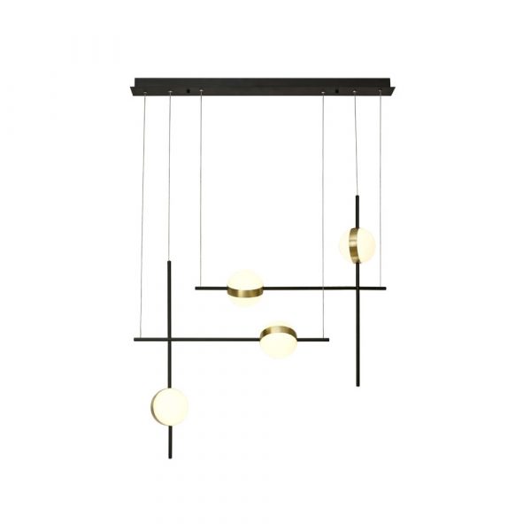 LAMPARA 32W CUBA ORO Y NEGRO 7160 MANTRA