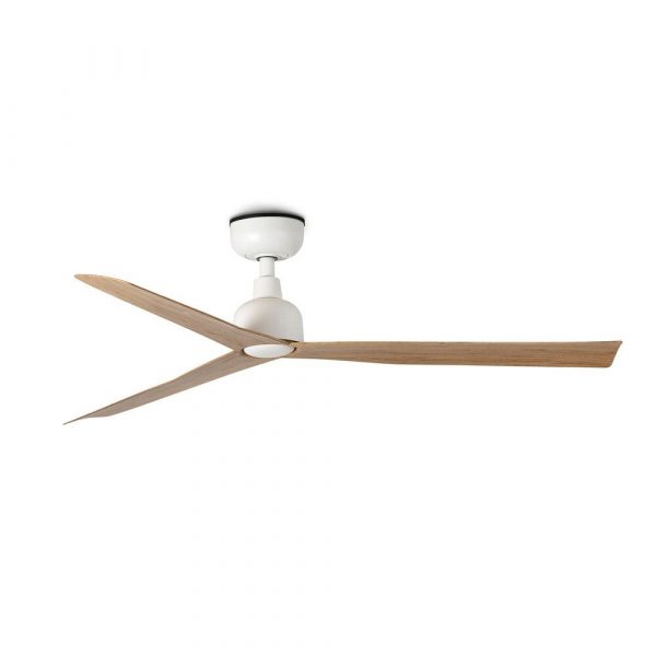 VENTILADOR MARINE M Ø125CM BLANCO MADERA CLARA IP44 34370 FARO