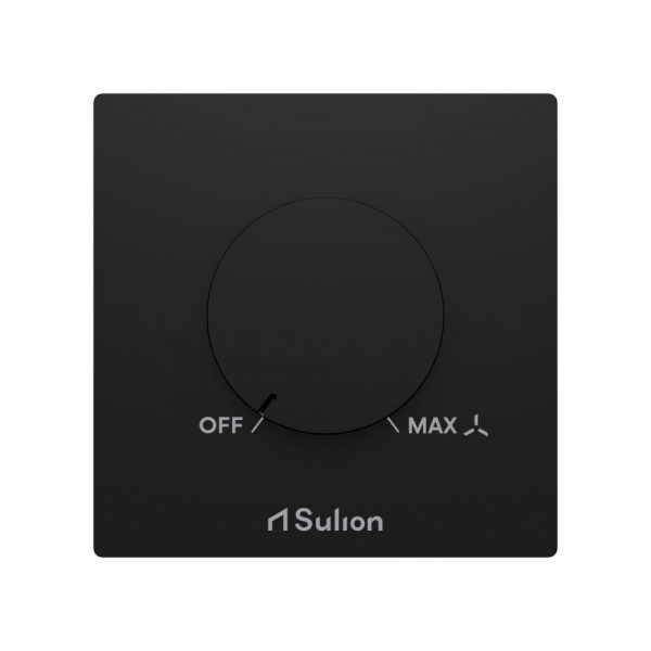 MANDO DE PARED REGULABLE NEGRO SULION