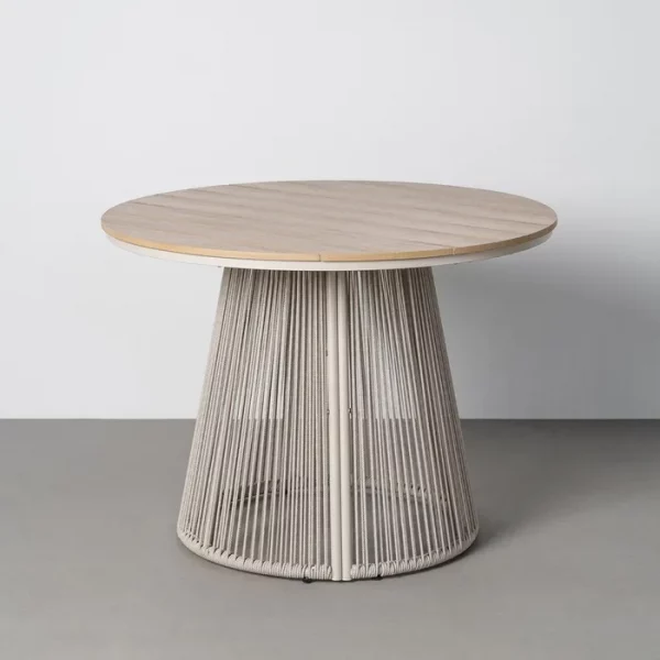MESA COMEDOR POLYWOOD-PE RATÁN EXTERIOR 100 X 100 X 75 CM