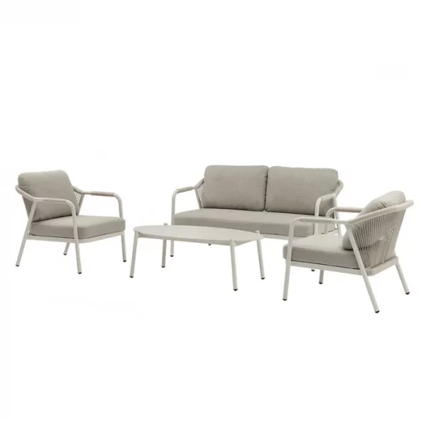 CONJUNTO RELAX TANYA ALUMINIO CREMA