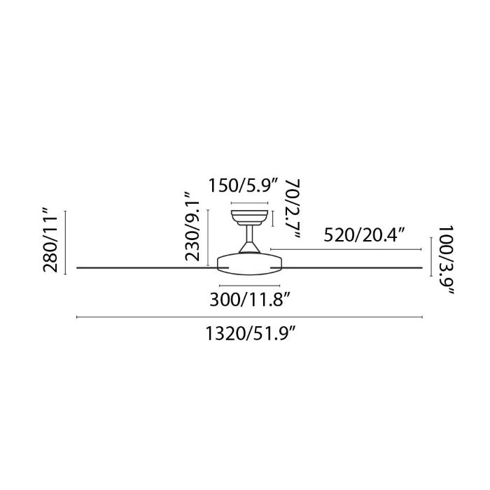 FARO ISLOT L DC VENTILADOR DE TECHO SIN LUZ BLANCO - Imagen 4