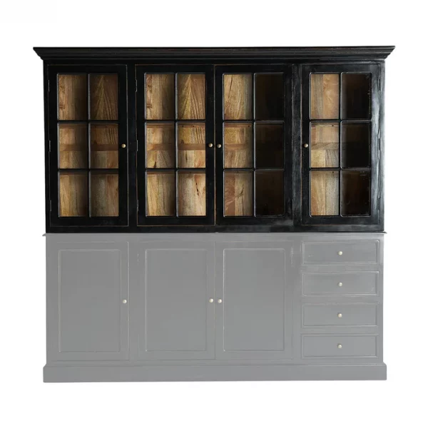 VITRINA MODULAR ZENICA MADERA MANGO 218X42X113CM
