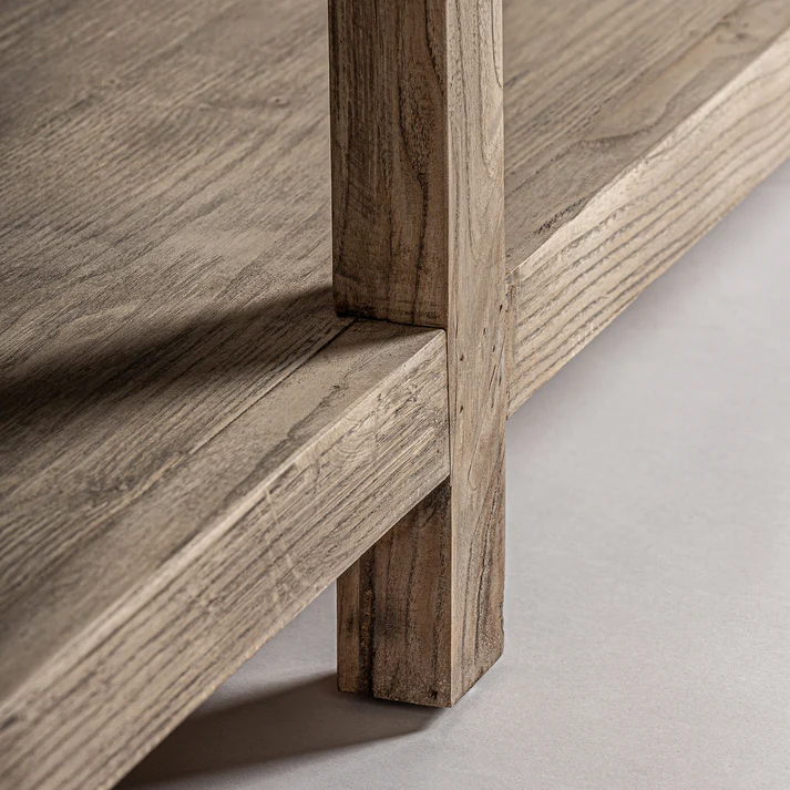 VITRINA MASEIN MADERA OLMO 200X45X225CM - Imagen 7