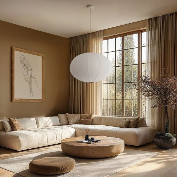 SULION EMMA 650 COLGANTE BLANCO TEXTIL