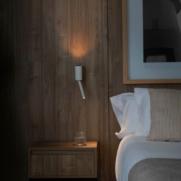 FARO DANTE APLIQUE CON LECTOR BLANCO 5W+3W 2700K - Imagen 4