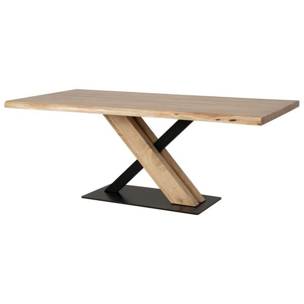 MESA COMEDOR MADERA ACACIA 200X100X76CM