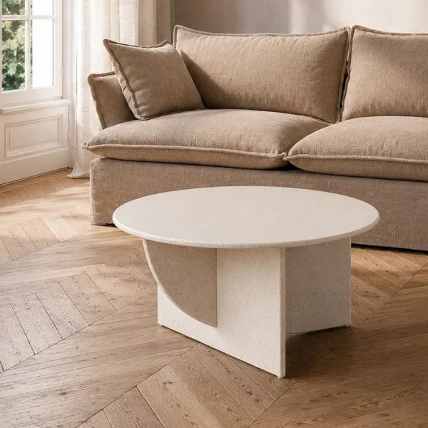 MESA CENTRO BLANCO DM 80 X 80 X 42 CM