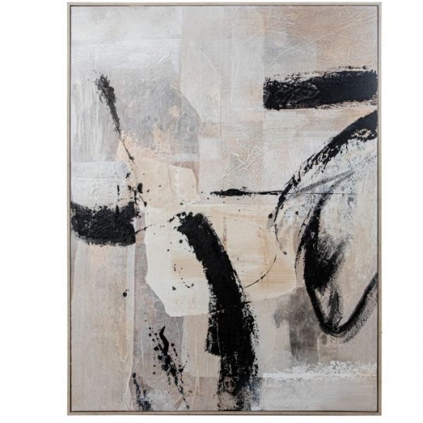 CUADRO LIENZO IMPRESO ABSTRACTO 90X5X120CM