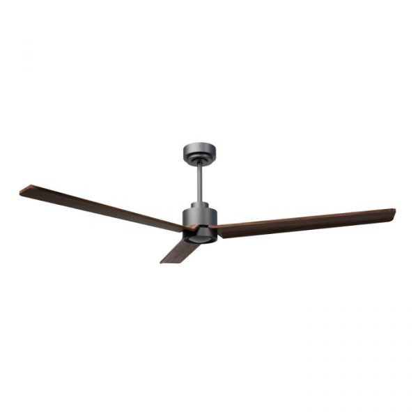 SULION ANNE XL VENTILADOR LED GRIS GRAFITO MADERA MEDIA