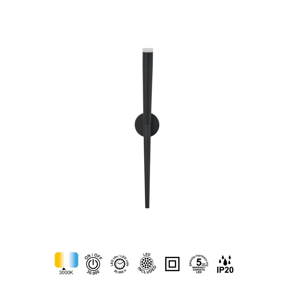 APLIQUE BOOMERANG 1L NEGRO 9241 MANTRA - Imagen 2