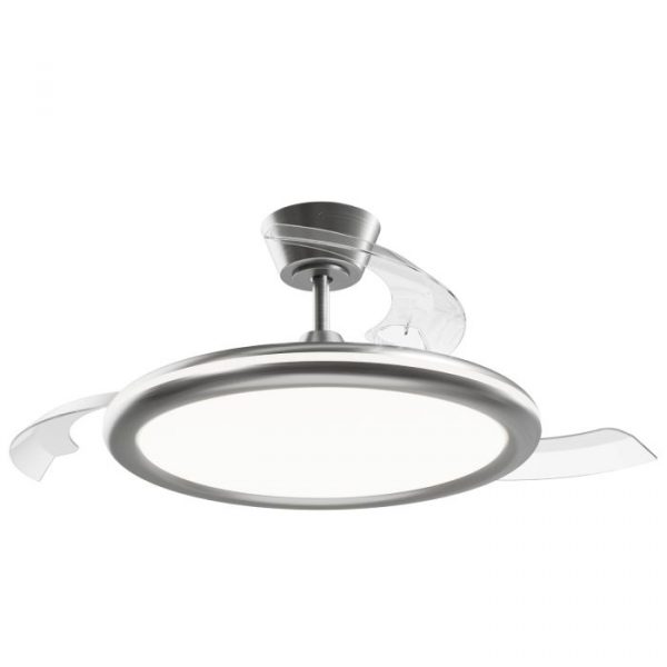 SULION BOMBAY ESTILO M PLAFÓN VENTILADOR NÍQUEL