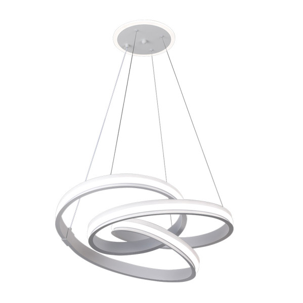 COLGANTE FREE BLANCO 161W 3000-4000-6000K 13416LM C/LUZ AMBIENTE REMOTO Y REG.INTENSIDAD REGX55X55CM