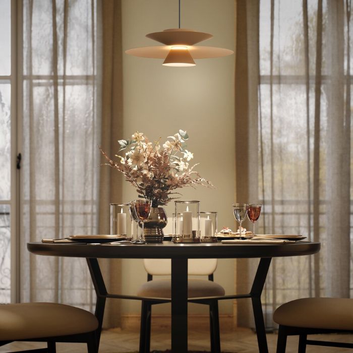 COLGANTE LED 12W ESTRELLA CAQUI MATE 9440 MANTRA - Imagen 2