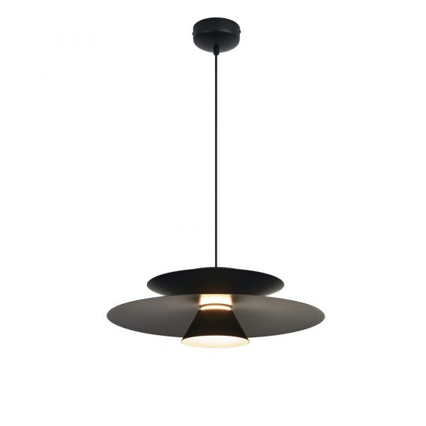 COLGANTE LED 12W ESTRELLA NEGRO 9438 MANTRA