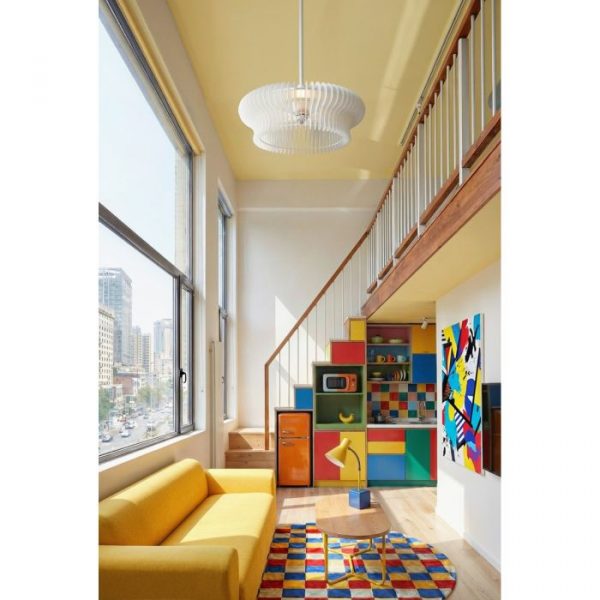 SULION DAYA STYLE PLAFÓN VENTILADOR ROTATIVO BLANCO