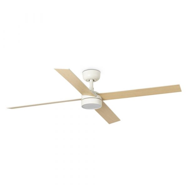 FARO RUDDER L 4 LED VENTILADOR BLANCO-FRESNO SWT