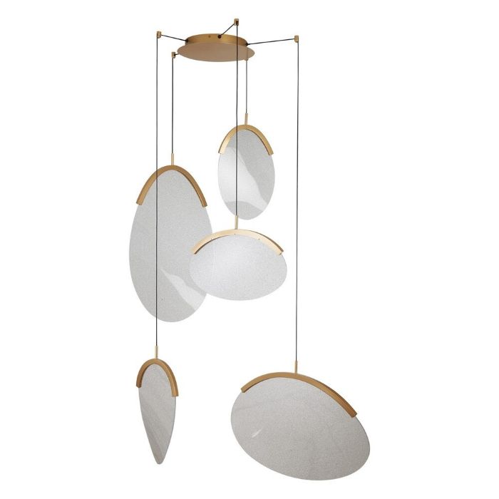 LAMPARA LED OASIS 65W ORO 5 COLGANTES 9645 MANTRA - Imagen 4