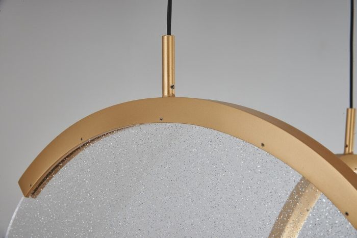 LAMPARA LED OASIS 65W ORO 5 COLGANTES 9645 MANTRA - Imagen 5