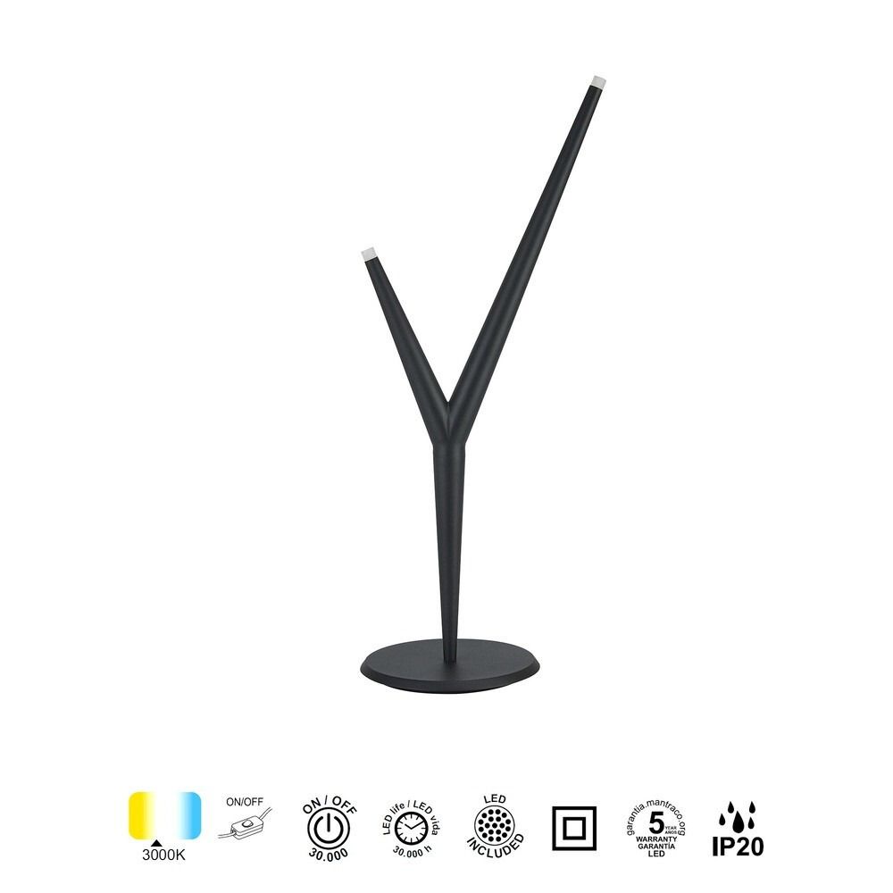 SOBREMESA ARRECIFE 2L NEGRO 9222 MANTRA - Imagen 2