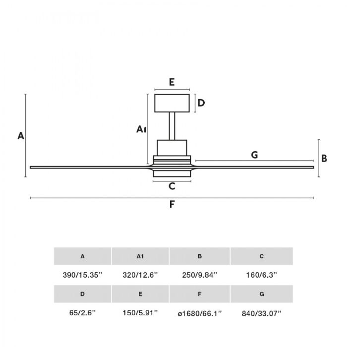 LANTAU XL Ø1680 DC NIQ MAT 3P NOGAL LED 15W TUYA - Imagen 4