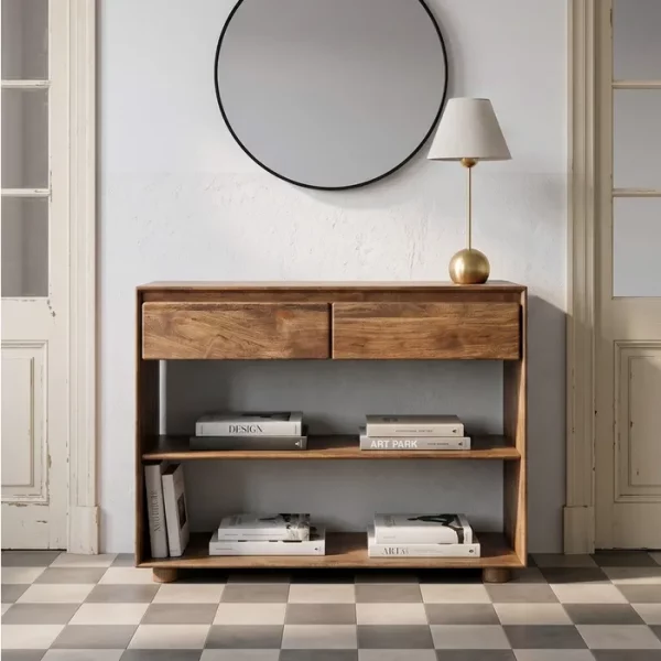 CONSOLA MADERA DE MANGO SALÓN 100 X 35 X 80 CM