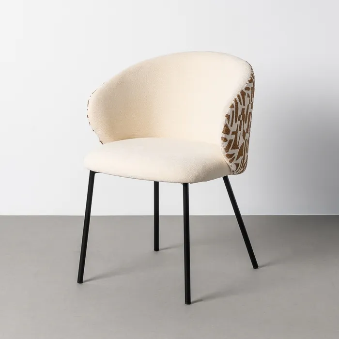 SILLA ESTAMPADO TEJIDO-METAL CONTRACT 56,50 X 56 X 74,50 CM - Imagen 12