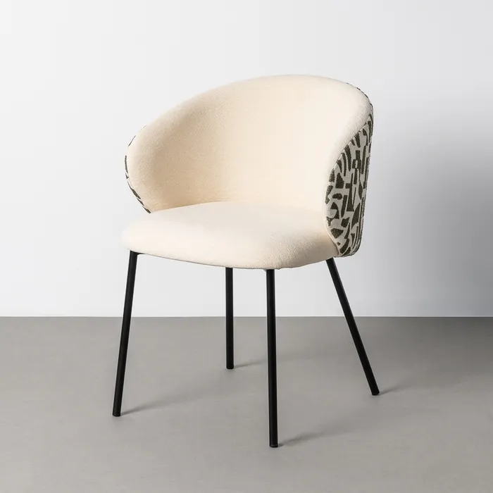 SILLA ESTAMPADO TEJIDO-METAL CONTRACT 56,50 X 56 X 74,50 CM - Imagen 12