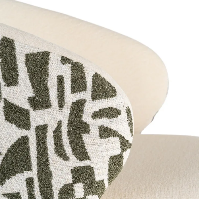SILLA ESTAMPADO TEJIDO-METAL CONTRACT 56,50 X 56 X 74,50 CM - Imagen 2