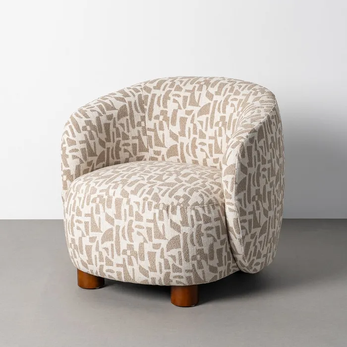 SILLÓN ESTAMPADO CREMA-BEIGE 73 X 82 X 70 CM - Imagen 6