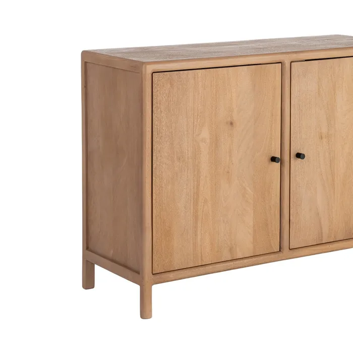 APARADOR NATURAL MADERA DE MANGO 110 X 40 X 80 CM - Imagen 3