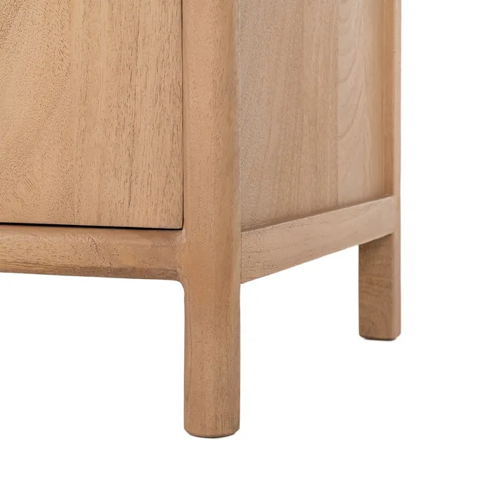 APARADOR NATURAL MADERA DE MANGO 110 X 40 X 80 CM - Imagen 9