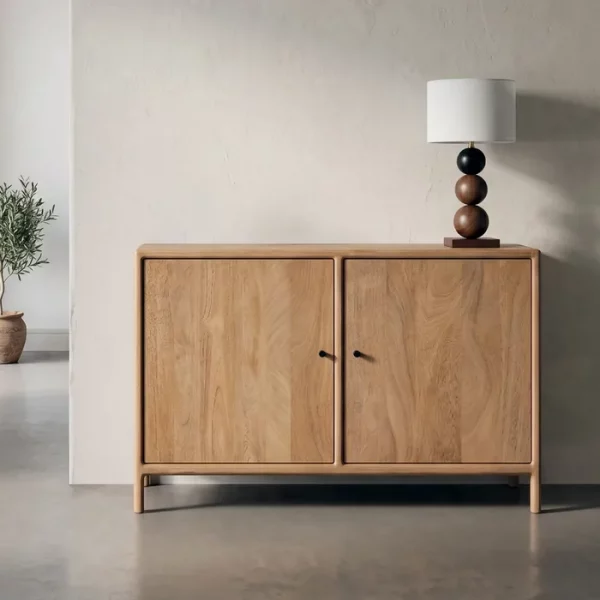 APARADOR NATURAL MADERA DE MANGO 110 X 40 X 80 CM