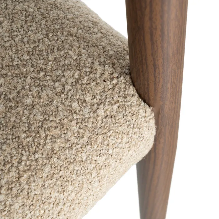 SILLA CON BRAZOS MARRÓN-TAUPE 50 X 50 X 81,50 CM - Imagen 5