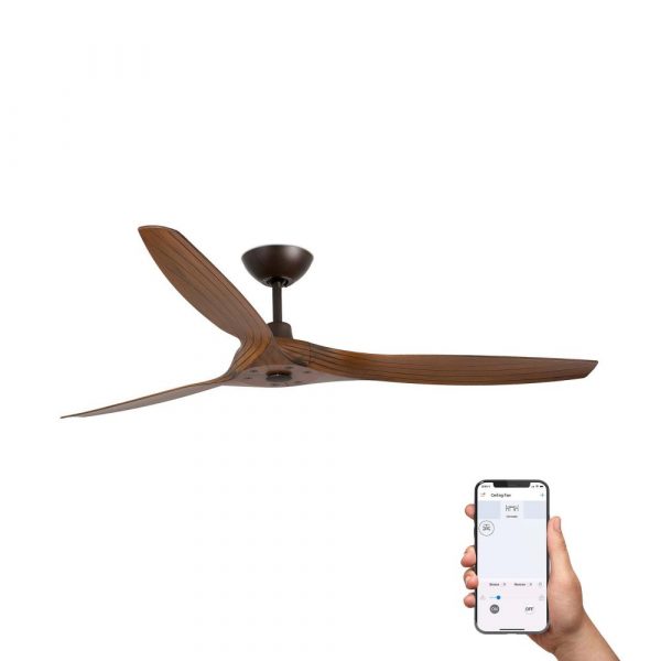 MOREA Ø1520MM MARRON 3 PALAS NOGAL OSCURO TUYA