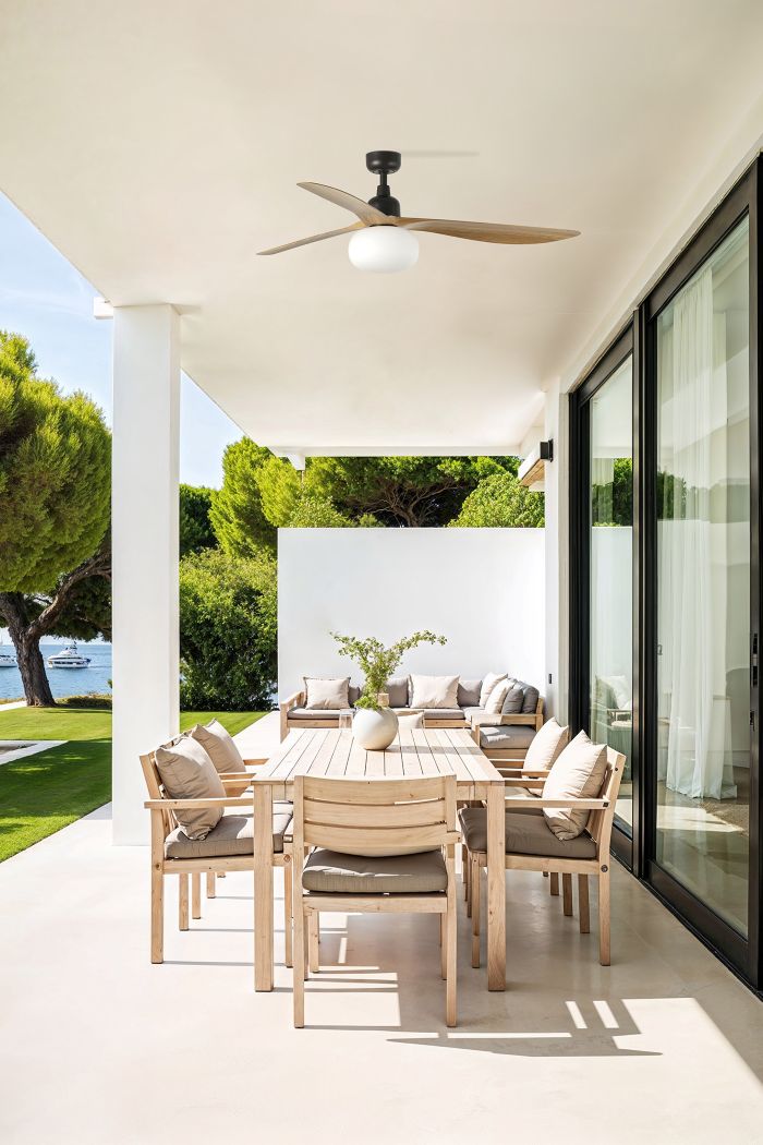 OUTWOOD Ø1500 MARRON 3P ROBLE 1XE27 TUYA - Imagen 6