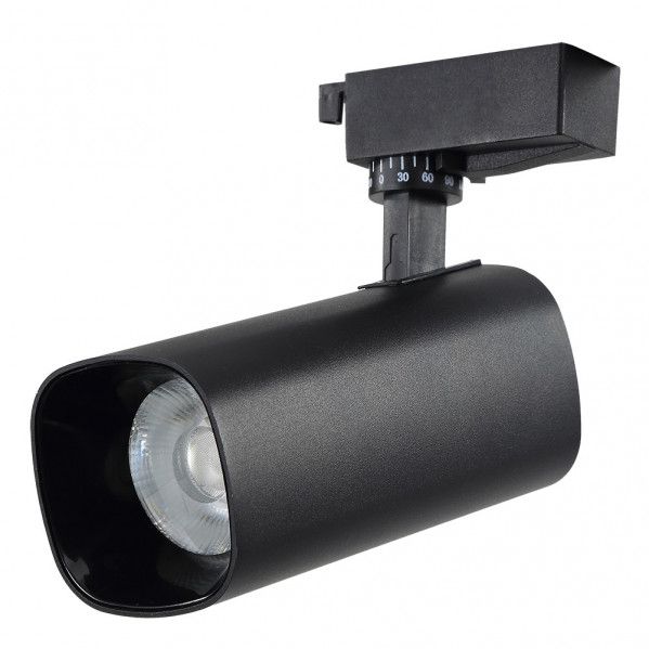 FOCO CARRIL 30W 4000K ALFIL NEGRO 2700LM 36º ORIENTABLE 330º REGX19X7,5 CM