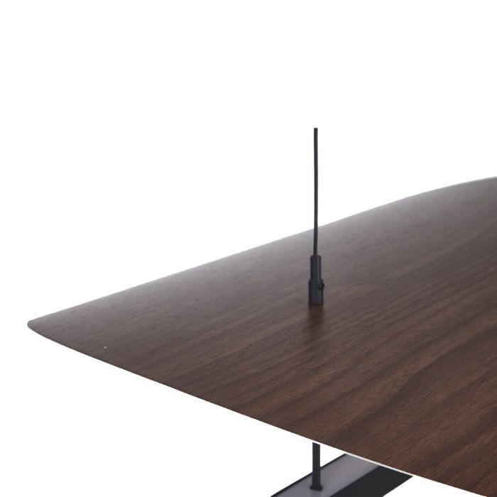 LAMPARA LED ABISAL 28W NEGRO Y MADERA 9657 MANTRA - Imagen 5