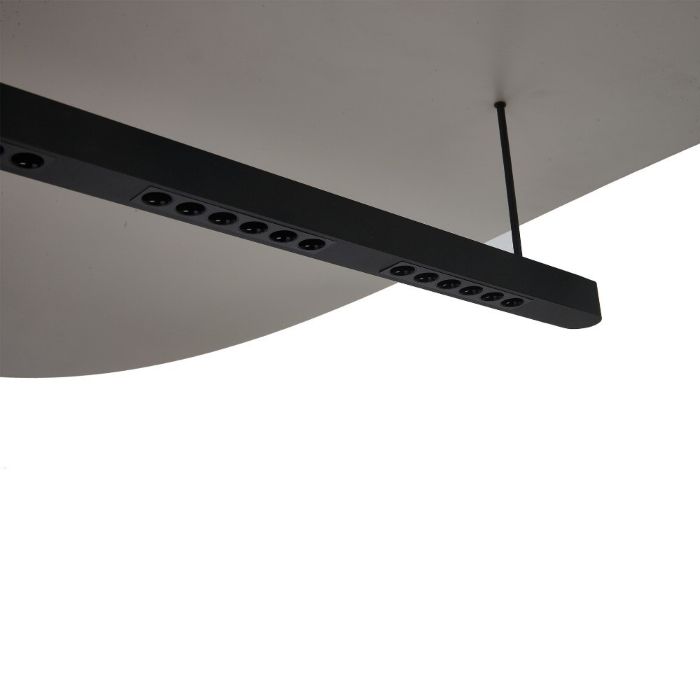 LAMPARA LED ABISAL 40W NEGRO Y MADERA 9656 MANTRA - Imagen 5