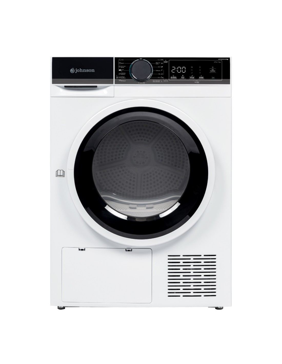 SECADORA JOHNSON 8KG D BOMBA DE CALOR JDRY80SENA
