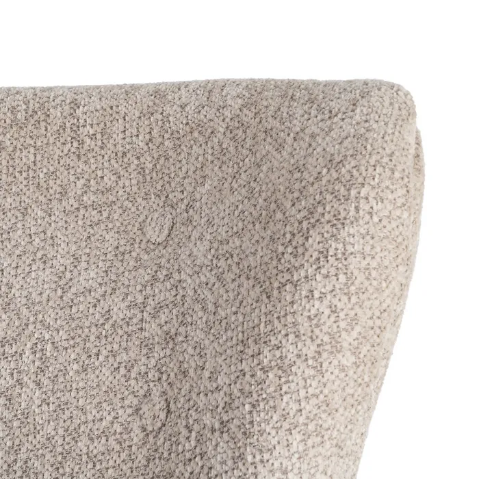 SILLÓN TAPIZADO BEIGE 78 X 77 X 72 CM - Imagen 6
