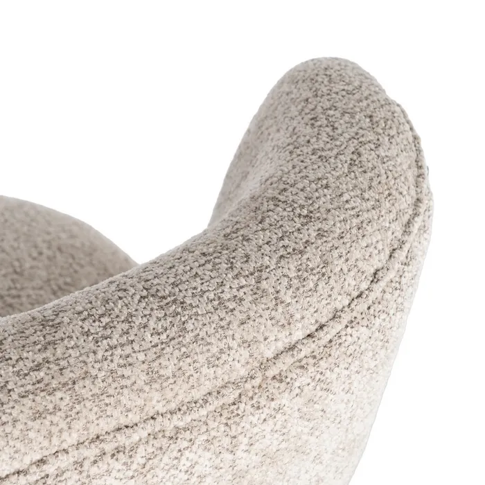 SILLÓN TAPIZADO BEIGE 78 X 77 X 72 CM - Imagen 10