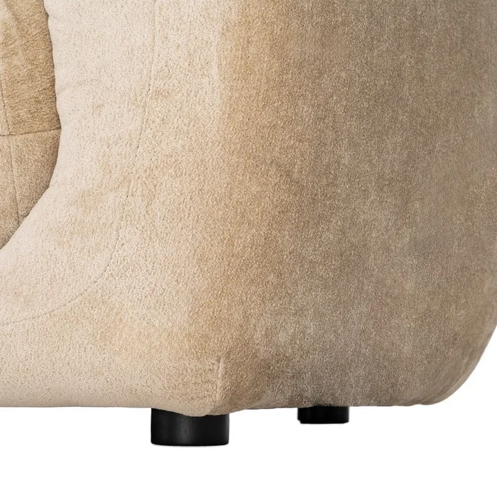 SOFÁ 3 PLAZAS BEIGE TEJIDO 226 X 94 X 73 CM - Imagen 9