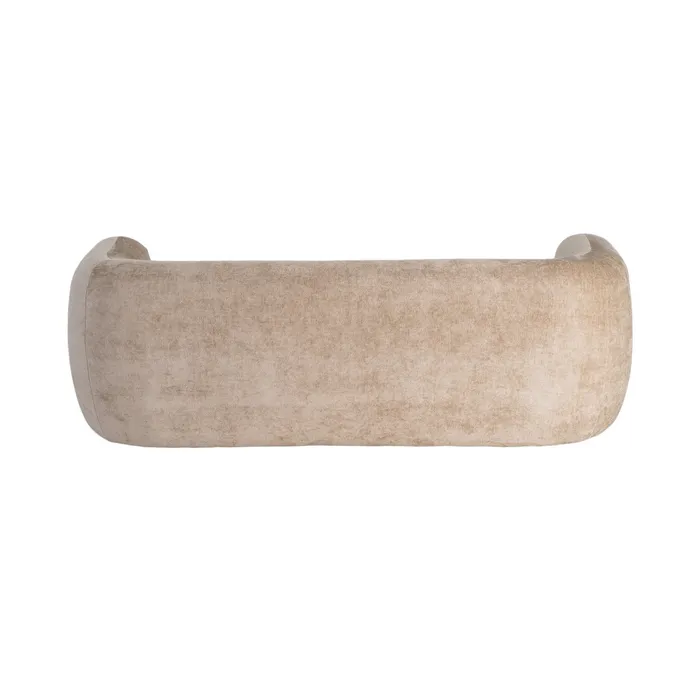 SOFÁ 3 PLAZAS TAUPE TEJIDO 226 X 94 X 73 CM - Imagen 11
