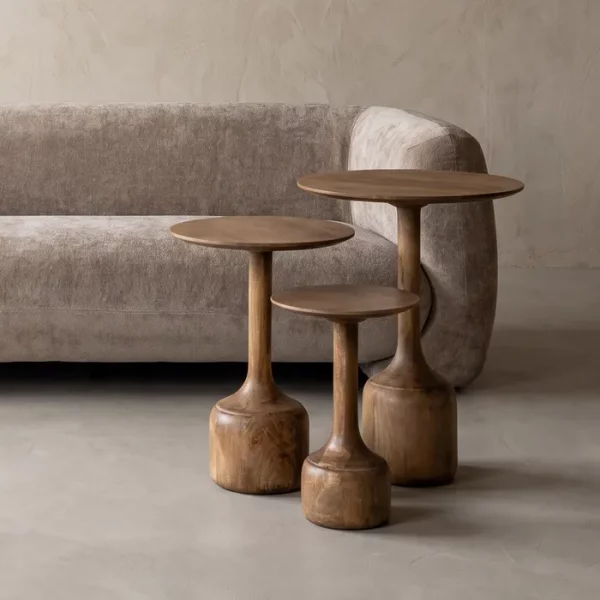 S/3 MESITAS MADERA DE MANGO 50 X 50 X 62,50 CM