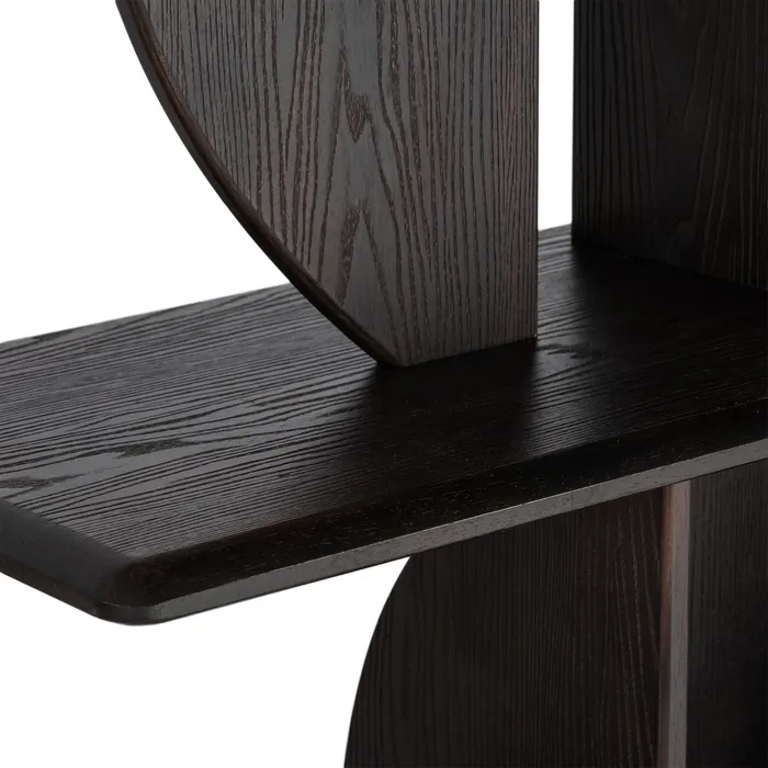 ESTANTERÍA MARRÓN MADERA DE CAUCHO 180 X 38 X 161 CM - Imagen 5