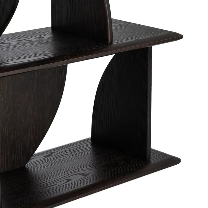 ESTANTERÍA MARRÓN MADERA DE CAUCHO 180 X 38 X 161 CM - Imagen 10
