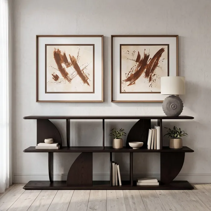 ESTANTERÍA MARRÓN MADERA DE CAUCHO 180 X 38 X 83 CM