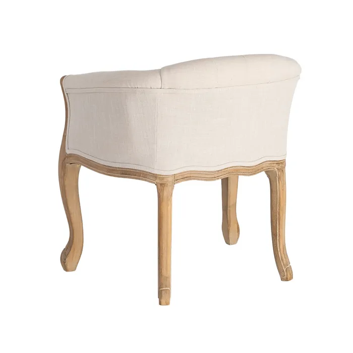 SILLÓN NATURAL-BLANCO TEJIDO-MADERA 50 X 63 X 69 CM - Imagen 11